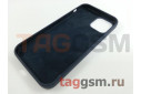 Задняя накладка для iPhone 12 / 12 Pro (силикон, темно-синяя (Full TPU Case))