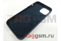 Задняя накладка для iPhone 12 Pro Max (силикон, темно-синяя (Full TPU Case))
