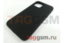 Задняя накладка для iPhone 12 Pro Max (силикон, черная (Full TPU Case))