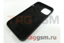 Задняя накладка для iPhone 12 Pro Max (силикон, черная (Full TPU Case))