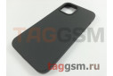 Задняя накладка для iPhone 12 Pro Max (силикон, угольно-серая (Full TPU Case))