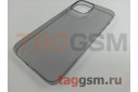 Задняя накладка для iPhone 12 Pro Max (силикон, черная) Borofone