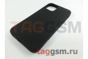 Задняя накладка для iPhone 12 mini (силикон, ультратонкая, матовая, черная (Fascination series)) HOCO