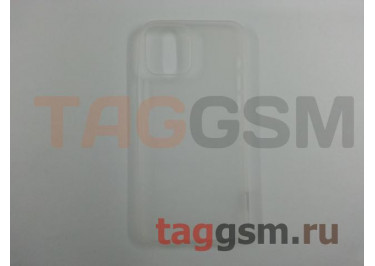 Задняя накладка для iPhone 12 / 12 Pro (прозрачная, белая (Thin)) HOCO