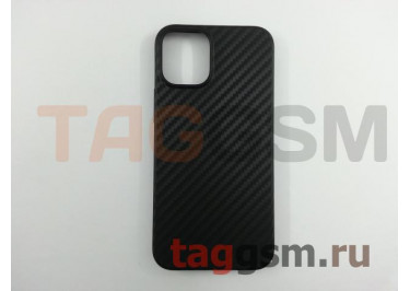 Задняя накладка для iPhone 12 mini (силикон, черная (Delicate Shadow)) HOCO