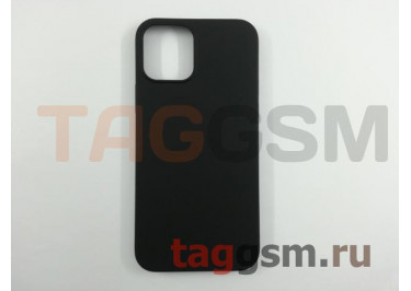 Задняя накладка для iPhone 12 / 12 Pro (силикон, ультратонкая, матовая, черная (Fascination series)) HOCO