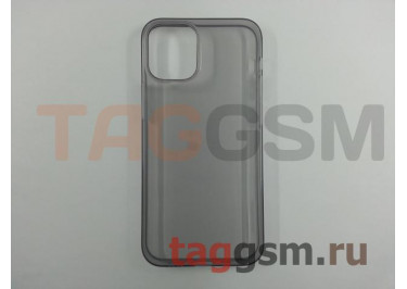 Задняя накладка для iPhone 12 mini (силикон, черная) Borofone