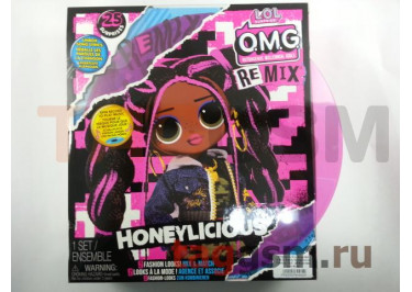 Игрушка L.O.L. Surprise! O.M.G. Remix Honeylicious Fashion Doll - 25 Surprises with Music