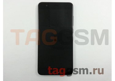 Дисплей для Xiaomi Mi Note 3 + тачскрин + рамка + сканер отпечатка пальца (черный), ориг