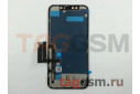 Дисплей для iPhone XR + тачскрин + задняя металлическая рамка (черный), In-Cell