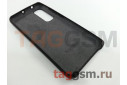 Задняя накладка для Xiaomi Mi Note 10 Lite (силикон, матовая, черная) Faison