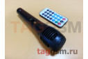 Колонка (OM-803ch) (Bluetooth+USB+MicroSD+FM+AUX+MIC+REC+LED+пульт) (черная)