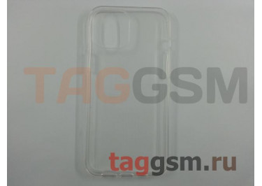 Задняя накладка для iPhone 12 Pro Max (силикон, ультратонкая, прозрачная), техпак