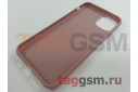 Задняя накладка для iPhone 11 Pro Max (силикон, матовая, розовый песок (Full Case))