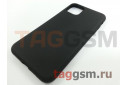 Задняя накладка для iPhone 11 Pro Max (силикон, матовая, черная (Full Case))