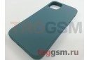 Задняя накладка для iPhone 12 mini (силикон, матовая, сосновый лес (Full Case))