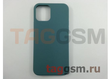 Задняя накладка для iPhone 12 / 12 Pro (силикон, матовая, сосновый лес (Full Case))