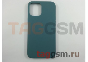 Задняя накладка для iPhone 12 Pro Max (силикон, матовая, сосновый лес (Full Case))