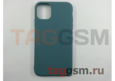 Задняя накладка для iPhone 11 (силикон, матовая, сосновый лес (Full Case))