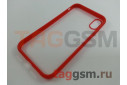Задняя накладка для iPhone XR (матовая, красная (Multi))