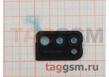 Стекло задней камеры для Samsung A415 Galaxy A41 (черный), ориг