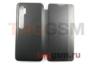 Чехол-книжка для Xiaomi Mi Note 10 (Smart View Flip Case) (черный)