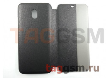 Чехол-книжка для Xiaomi Redmi 8A (Smart View Flip Case) (черный)