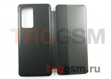 Чехол-книжка для Huawei P40 Pro (Smart View Flip Case) (черный)