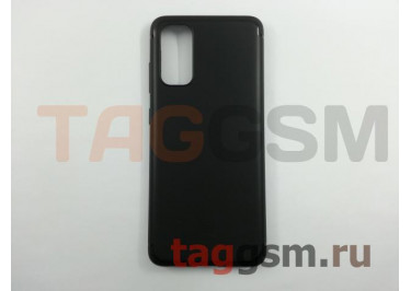 Задняя накладка для Samsung G980 Galaxy S20 (2020) (силикон, черная) Baseus