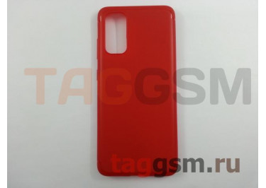 Задняя накладка для Samsung G980 Galaxy S20 (2020) (силикон, красная) Baseus