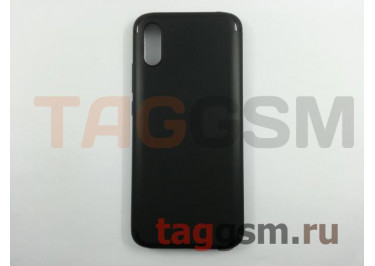 Задняя накладка для Xiaomi Redmi 9A (силикон, черная) Baseus
