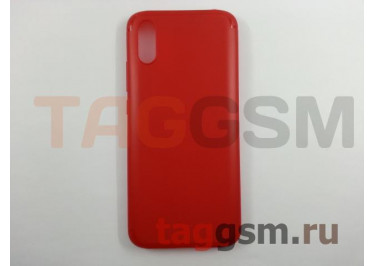Задняя накладка для Xiaomi Redmi 9A (силикон, красная) Baseus