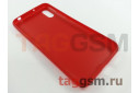 Задняя накладка для Xiaomi Redmi 9A (силикон, красная) Baseus
