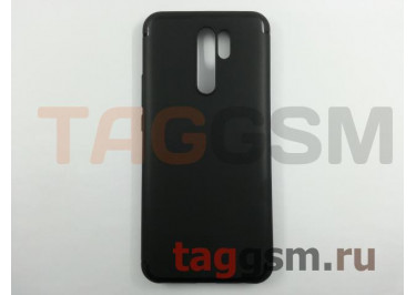 Задняя накладка для Xiaomi Redmi 9 (силикон, черная) Baseus