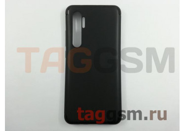 Задняя накладка для Xiaomi Mi Note 10 Lite (силикон, черная) Baseus