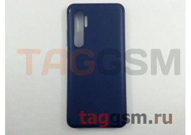 Задняя накладка для Xiaomi Mi Note 10 Lite (силикон, синяя) Baseus