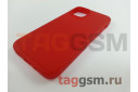 Задняя накладка для iPhone 12 mini (силикон, красная) Baseus