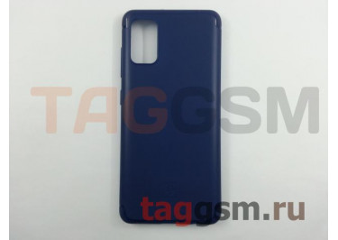 Задняя накладка для Samsung A41 / A415 Galaxy A41 (силикон, синяя) Baseus
