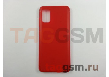 Задняя накладка для Samsung A41 / A415 Galaxy A41 (силикон, красная) Baseus