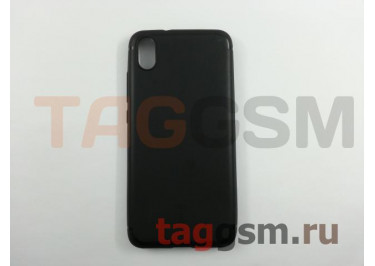Задняя накладка для Xiaomi Redmi 7А (силикон, черная) Baseus