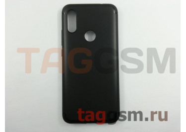 Задняя накладка для Xiaomi Redmi 7 (силикон, черная) Baseus