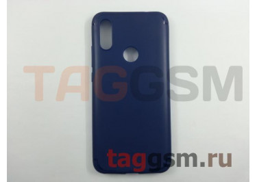 Задняя накладка для Xiaomi Redmi 7 (силикон, синяя) Baseus