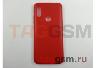 Задняя накладка для Xiaomi Redmi 7 (силикон, красная) Baseus