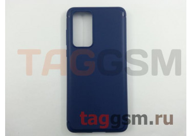 Задняя накладка для Huawei P40 (силикон, синяя) Baseus