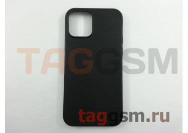 Задняя накладка для iPhone 12 / 12 Pro (силикон, черная) Baseus