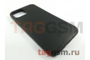 Задняя накладка для iPhone 12 / 12 Pro (силикон, черная) Baseus