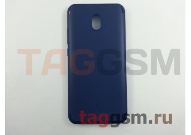 Задняя накладка для Xiaomi Redmi 8A (силикон, синяя) Baseus