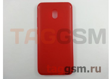 Задняя накладка для Xiaomi Redmi 8A (силикон, красная) Baseus