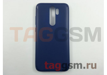 Задняя накладка для Xiaomi Redmi Note 8 Pro (силикон, синяя) Baseus