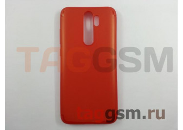 Задняя накладка для Xiaomi Redmi Note 8 Pro (силикон, красная) Baseus